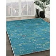 thumbnail image 2 of Ahgly Company Indoor Rectangle Mid-Century Modern Blue Oriental Area Rugs, 5' x 8', 2 of 6
