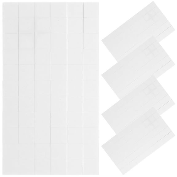 HOMEMAXS 5 Sheets Pads Foam Square Stand Foam Squares Office 13.10X7.20X1.00CM White