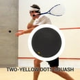 thumbnail image 2 of Squash Ball Two-Yellow Dots Low Speed Sports Rubber Balls Professional Player Competition Squash(2 Pcs ), 2 of 8