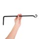 thumbnail image 3 of OUNONA Black Wall Hanging Bracket for Garden Hanging Flower Pots Bird Feeders Lanterns and More, 3 of 8