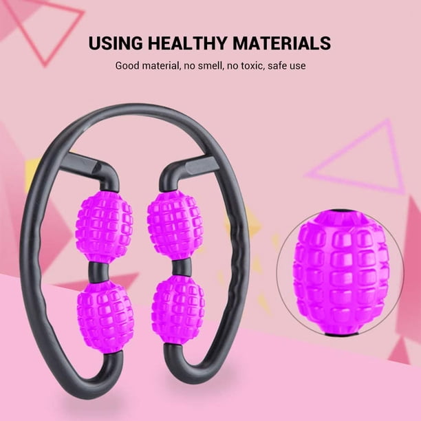 Rodillo de masaje, masajeador de piernas, masajeador de celulitis, masajeador de rodillos de plástico manual, rodillo de masaje para dolores musculares, cepillo de rodillo de cuerpo completo Adepaton YQ-0919
