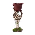 thumbnail image 1 of Candelabro Calavera y Rosa Kuymtek Resina Gótico, 1 of 9