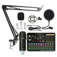 thumbnail image 4 of BM800 V10XPro Mixer Sound Card Studio Mixer Singing Noise Reduction Microphone Voice Live Broadcast Phone Computer Record, 4 of 7