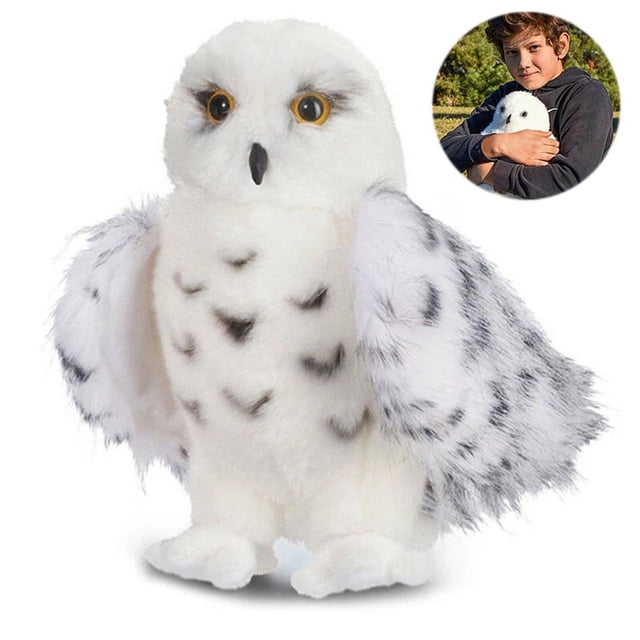 Juguete De Peluche De Búho Nevado, Juguete De Simulación De Búho, Juguete Suave Y Encantador Para Niños, Regalo Para Cumpleaños De Navidad sonducket FN007941-02