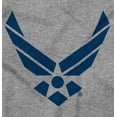 thumbnail image 2 of US Air Force Official Symbol USAF Unisex Plus Size Zip Hoodie Brisco Brands 2X, 2 of 5