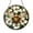 Acrylic 3.5 Inch, variant on Bee Themed Stained Glass Suncatcher Round Floral Window Decor with Honeycomb Design, Nature Insect Art Pollinator Gift
