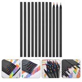 LITINKIMI 12-Pack Colored Wooden Pencils, 6.9 Inch, Vibrant Art Supplies for Drawing, Sketching, and Coloring Projects