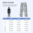 thumbnail image 4 of Fotbe Watercolor Sailboat Pantalones de Pijama para Hombre, Pantalones de Dormir, Pantalones de Casa con Cintura Ajustable y Bolsillos-Small, 4 of 6