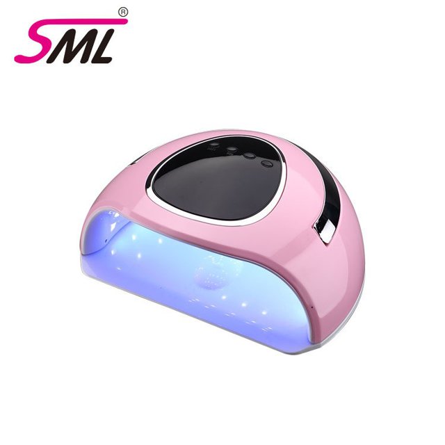 FlkwoH Lámpara de uñas de gel UV - Mini 6W 6 luces Lámpara USB Secador de uñas plegable Adecuado para todos los esmaltes de uñas de gel (rosa)