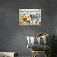 thumbnail image 2 of Farmhouse Floral Wall Art Country Flower Hummingbird Pictures Wall Decor Rustic Christian Bible Verse Canvas Prints Painting Home Decorations Artwork for Bathroom Bedroom Living Room Office 16"x12", 2 of 6