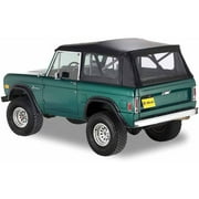 Angle View: $100 Rebate Available -Bestop 51533-01 Supertop, Bronco 66-77, with Tinted Windows, Black