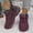 Wine, variant on Puntoco Women Winter Snow Boots Slip on Warm Insulated Ankle Boot Waterproof Fur Lined Short Comfort Walking Non Slip Womens Booties - Outdoor Cold Weather Work Shoes Wine