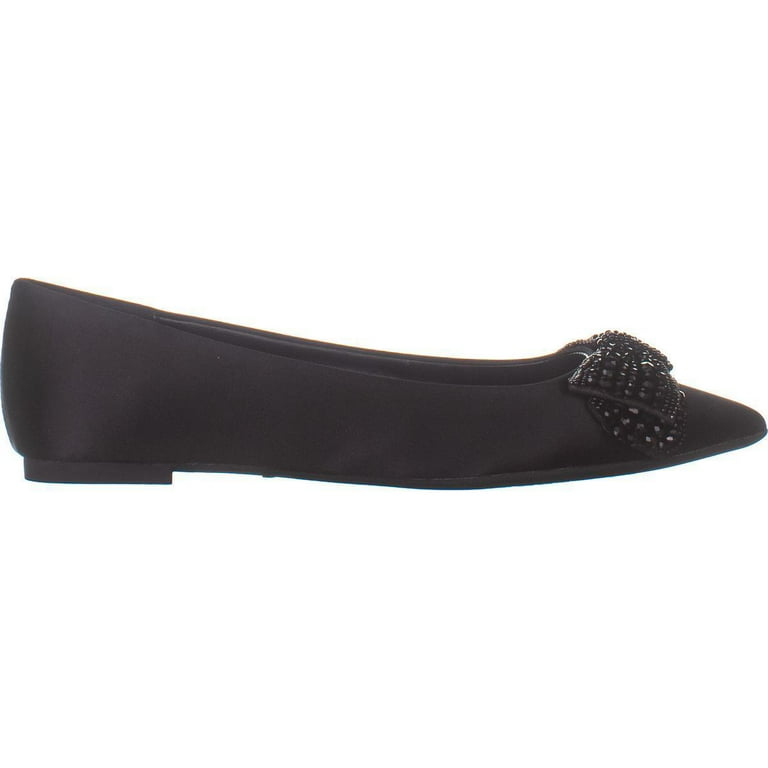 Womens Jewel Badgley Mischka Zanna Ballet Flats Black 6 US