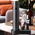 thumbnail image 2 of Visland Electric Wine Opener Automatic Corkscrew Rechargeable Wine Dispenser Foil Cutter Vacuum Stopper Efficient Bottle Opener Tool for Kitchen Parties, 2 of 8