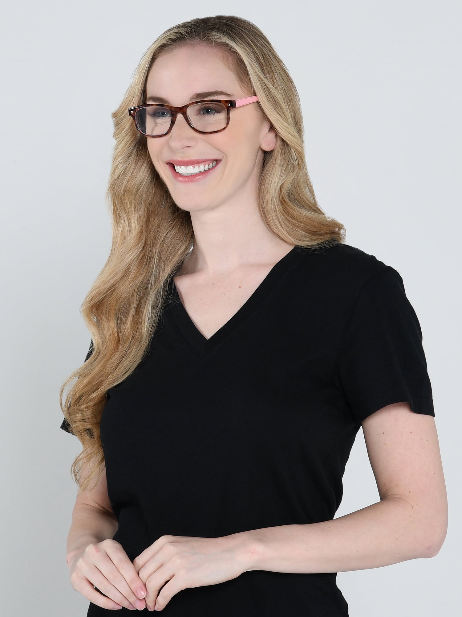 Foster Grant Purple Square Reading Glasses