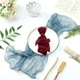 thumbnail image 5 of Wrinkled Cheesecloth Napkins 50x50cm Set for Wedding Party Table Decor Dishware Accessory and Home Gift, 5 of 6