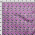 thumbnail image 4 of oneOone Georgette Viscose Pink Fabric Kalamkari Sewing Craft Projects Fabric Prints By Yard 42 Inch Wide, 4 of 5