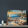 thumbnail image 3 of Lsque Coastal Style Garden Villa Print Wall Art – Decorative Picture for Living Room, Bedroom, and Office (Horizontal), 3 of 6