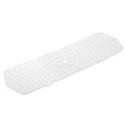 thumbnail image 1 of Protector de Salpicaduras de Cocina, 17.7" x 5.8" Tapete de Silicona para Grifo, Atrapa Agua de Baño, Cocina de Casa Rural y Caravana, Color Blanco, 1 of 5
