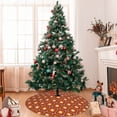 thumbnail image 7 of Yiaed 60s and 70s Aesthetic Print Christmas Tree Skirt , Tree SkirtsTree Mat for Christmas Winter Holiday Indoor Decorations-36", 7 of 7