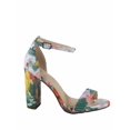 thumbnail image 1 of Shiner Women's Fashion Open Toe Ankle Strap Buckle Chunky High Heels Sandals Shoes, 1 of 2