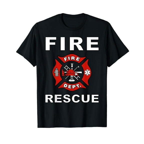 FIRE RESCUE FIRE FIGHTER FIREMAN KIDS YOUTH ADULT BOYS GIRLS T-Shirt