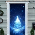 thumbnail image 5 of Reusable Christmas Door Cover – Holiday Scene Door Curtain Drapery, Washable Banner Backdrops for Front Door or Entryway Easy Install Winter Decor, 5 of 5