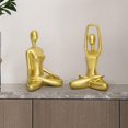 thumbnail image 4 of 3 Estatuas de Yoga, Decoración para El Hogar Y La Oficina, Adorno de Librería Moderno. Macarena Figura de postura de yoga, 4 of 8