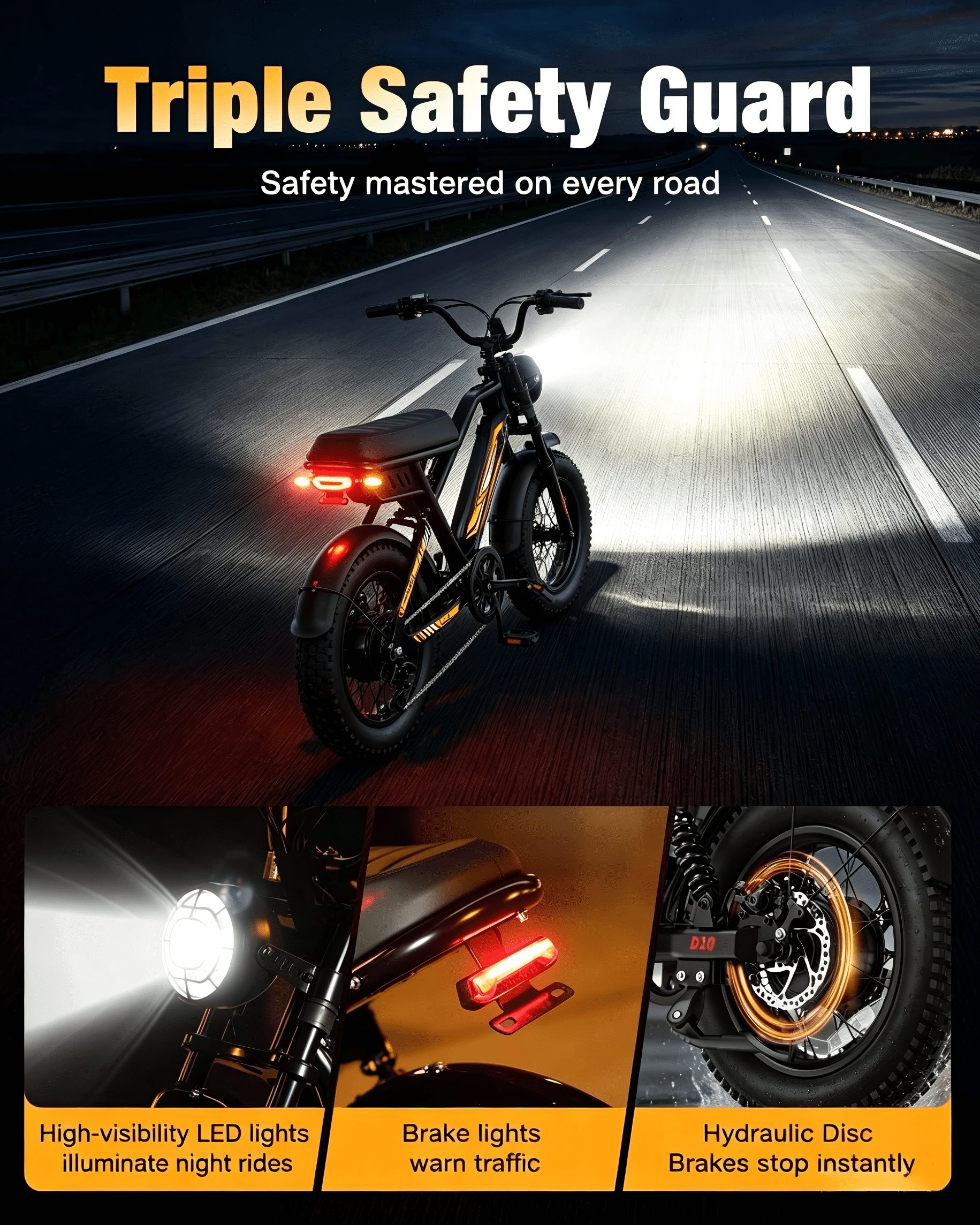 1000W 25mph Moutain Ebike,Electric Bike for Teens, 48V 15.6AH 16" Fat Tire Electric Bicycle Full Suspension UL2849 Age 13+