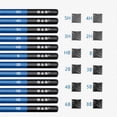 thumbnail image 5 of H&B 35pcs/set Professional Drawing Kit Pencils Sketch Charcoal Pencil Painting Tool Art Supplies with Carrying Bag, 5 of 5