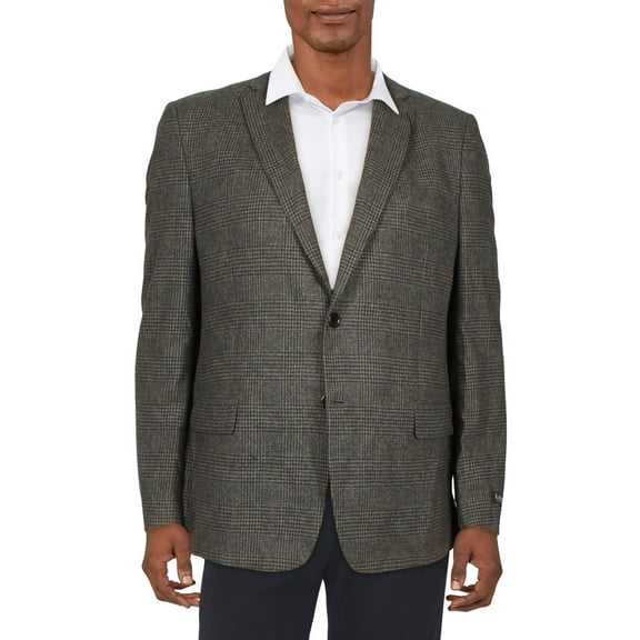 Lauren Ralph Lauren Mens Lane Wool Classic Fit Two-Button Blazer
