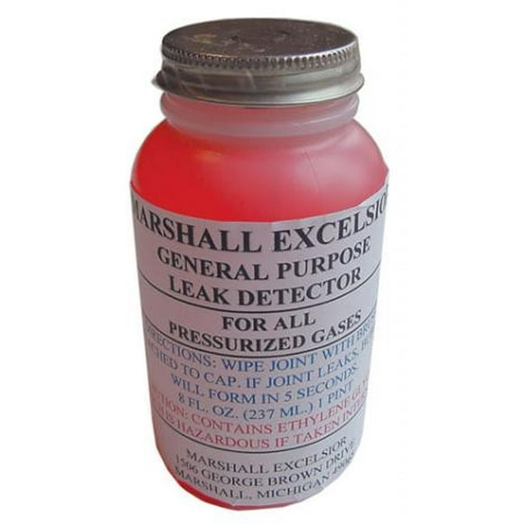 Marshall Excelsior Détecteur de Fuites au Propane ME-LD16 de Type Liquide; Alertes de Fuite avec Bulles; 16 Onces; Capuchon et Brosse