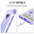 thumbnail image 5 of JTCASES for Samsung Galaxy Note 9 Case, Drop Resistant Corners, Wireless Charging, Heavy Duty Shockproof Hybrid Hard PC Bumper, Camera Protection, Skin-feel Anti-scratch Tough Cover, Lightpurple, 5 of 9