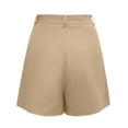 thumbnail image 4 of Work Shorts for Women Summer High Waisted Wide Leg Loose Fit Flowy A Line Businees Casual Shorts, 4 of 7