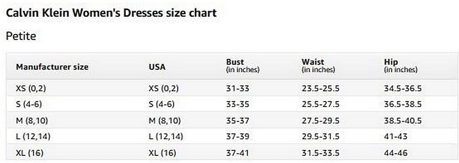 calvin klein women's belt size chart