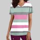 thumbnail image 1 of Puntoco Liquidación de blusas cortas para mujer, moda informal para mujer, cuello en V, estampado, manga corta, bolsillo, vestido de enfermera, 1 of 5