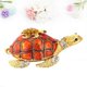 thumbnail image 1 of Painted Diamondd Metal Crafts Ornaments Animal Shaped Cartoon Turtle for Home Decoration(Orange), 1 of 3