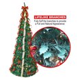 thumbnail image 2 of Christmas Tree Fully Decorated Dressed Pre-Lit 9 Ft Pull Up Pop Up with Storage Bag Includes Holiday Decorations, Ornaments, Pinecones, Stand and Warms Lights, 2 of 4