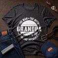 thumbnail image 3 of Jollimate The Man The Myth The Bad Influence Shirt, Funny Grandpa Shirt, Gift From Grandkids, 3 of 6