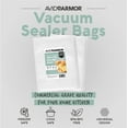 thumbnail image 5 of Avid Armor Heavy Duty Vacuum Sealer Bags, 10"x13" Quart Plus, 100 Count, FoodSaver Compatible, 5 of 9