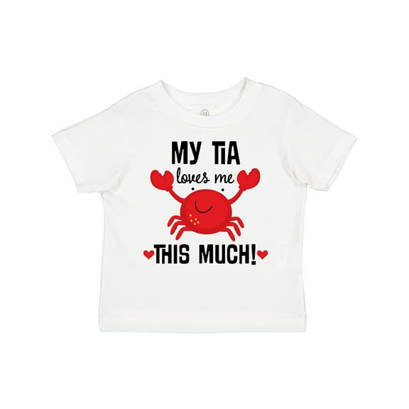 Inktastic My Tia Loves Me Nephew Boys or Girls Toddler T-Shirt