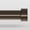 Antique Bronze, variant on White Curtain Rods for Windows 48 to 84 Inch(4-7 Feet),1" Diameter Drapery Rods with Modern Style End Cap Finials,Size:36-88 Inch