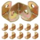 thumbnail image 5 of BRIGHTFUFU 50 Uds soportes angulares soportes en L soporte de esquina para muebles soportes de sujeción para estantes, 5 of 7