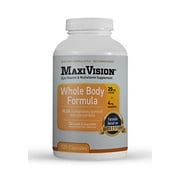 MaxiVision AREDS 2 Whole Body Formula - AREDS 2 Eye Vitamins w/Lutein and Zeaxanthin - for Macular Support - Eye Supplements for Eye Strain - 120 Capsules Count, 1 Bottle