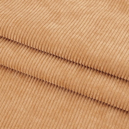 79 x 59 Inch Corduroy Fabric Solid Plain Thick Corduroy Material