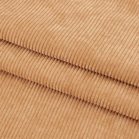 Brown 79 x 59 Inch Corduroy Fabric Solid Plain Thick Corduroy Material for Coat Shirt Dress Pants Costume Sofa DIY Throw Pillow Covers Peru