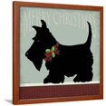 thumbnail image 1 of Scottie Merry Christmas, Animals Framed Art Print Wall Art by Stephanie Marrott Sold by Art.Com, 1 of 5