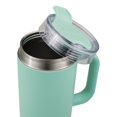 thumbnail image 2 of Cool Gear 3-Pack 26 oz Quest Tumblers | Cup Holder-Friendly, Double-Insulated, Dishwasher Safe | Keeps Drinks Cold For 32 Hours | Handle For On-The-Go, 2 of 16