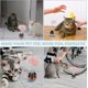 thumbnail image 5 of 3 piezas de palos de tallo de animales de gato naturales para suministros de bolas, regalos de plumas, campana, dientes interiores, mordedor divertido azul, color variable Sincero Electrónica, 5 of 5