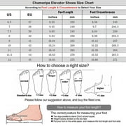 CMR CHAMARIPA Gray Nubuck Elevator Shoes For Men - Mens Casual Slip-On Shoes To Look Taller 6 CM / 2.36 Inches